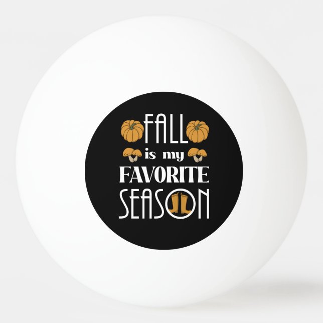 Cooler Fall Tischtennisball (Vorderseite)