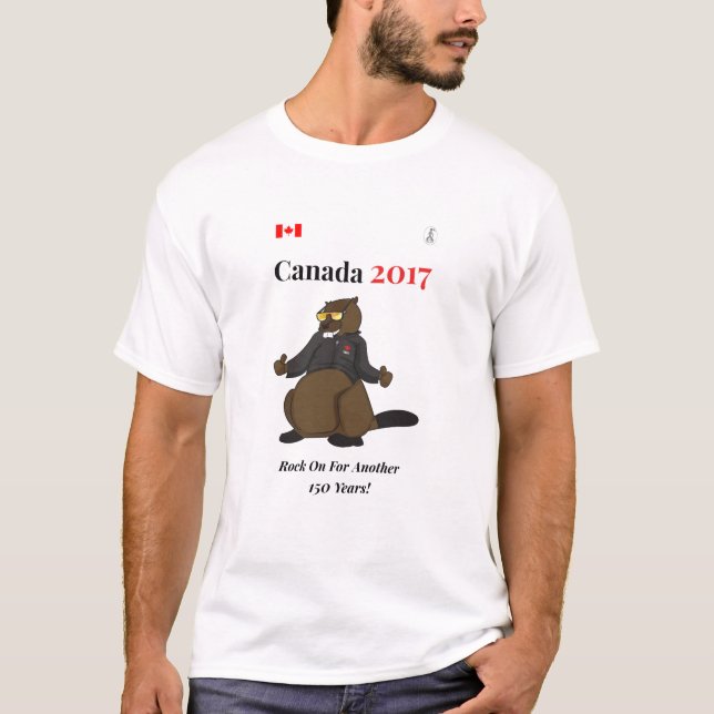 Cooler Felsen Kanadas 150 im Jahre 2017 an T-Shirt (Vorderseite)
