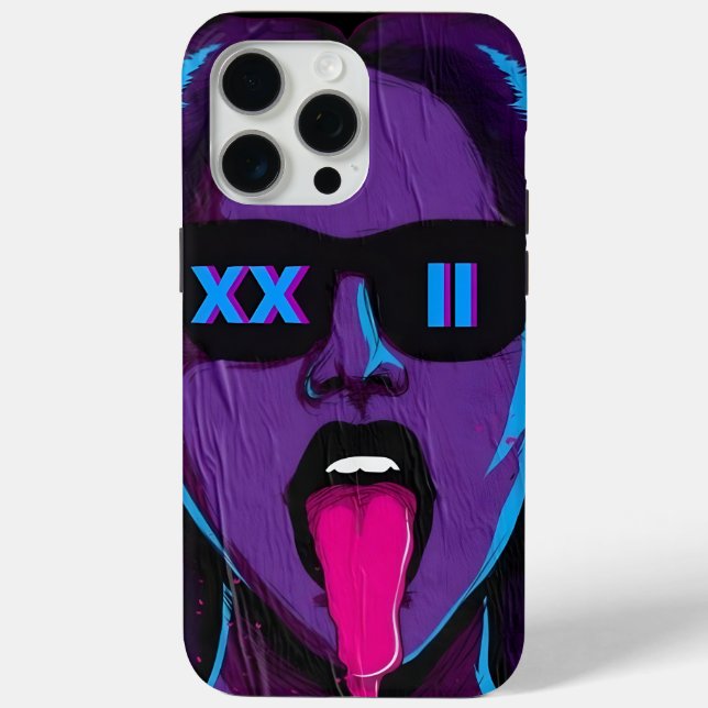 cooler, fettgedruckter Telefonkasten Case-Mate iPhone Hülle (Rückseite)