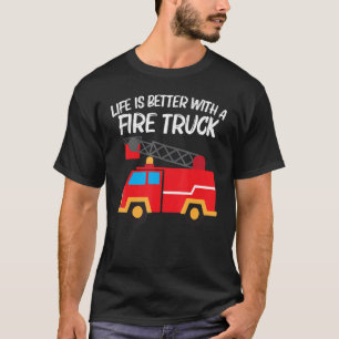 Cooler Feuerzug für Männer Frauen Kinder Feuerwehr T-Shirt
