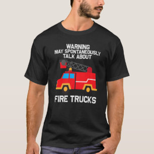 Cooler Feuerzug für Männer Frauen Kinder Feuerwehr T-Shirt