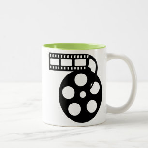 Cooler Film Filmrolle Zweifarbige Tasse