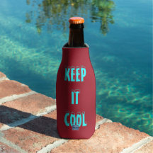 Cooler - Flasche(Burg-BEHALT IT COOL)RFPMDesign ©️