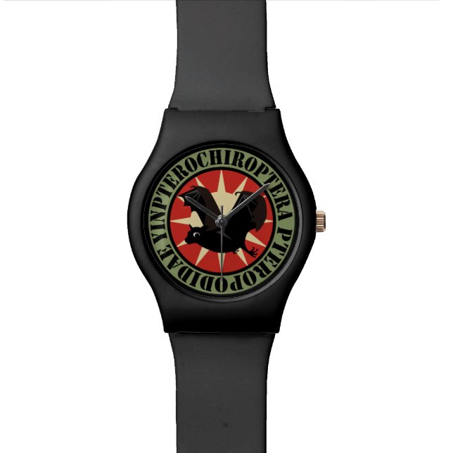 Cooler Fliegenfuchs Uhr (Nahaufnahme)