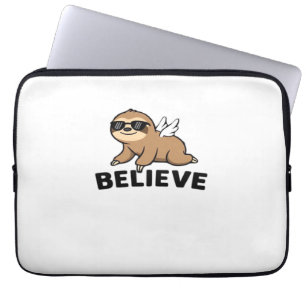 Cooler Flieger glaubt, dass es ein Motivierend Des Laptopschutzhülle