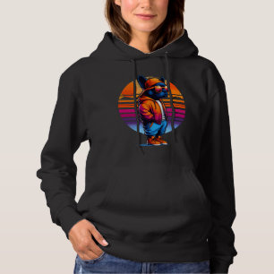 Cooler französischer Bulldog Hund Moderner urbaner Hoodie