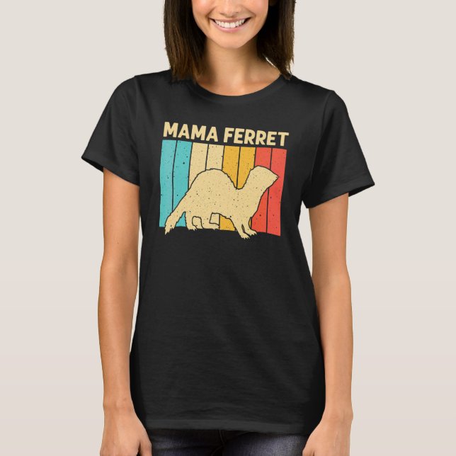 Cooler Frettchen Für Frauen Mutter Tier Frettchenb T-Shirt (Vorderseite)
