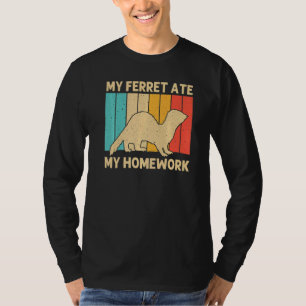 Cooler Frettchen Für Kinder Jungen Tier Frettchen T-Shirt