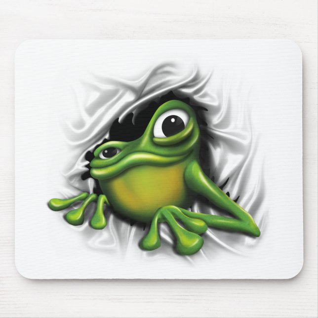 Cooler Frosch 3d Mousepad (Vorne)