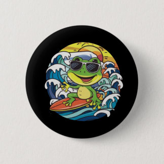 Cooler Frosch Button