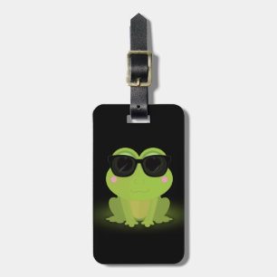 Cooler Frosch Gepäckanhänger