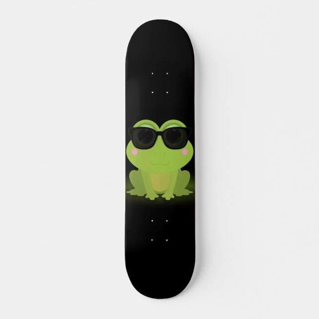 Cooler Frosch Skateboard (Vorne)