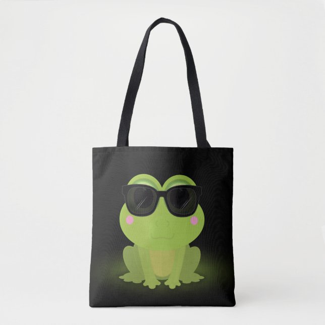 Cooler Frosch Tasche (Vorderseite)