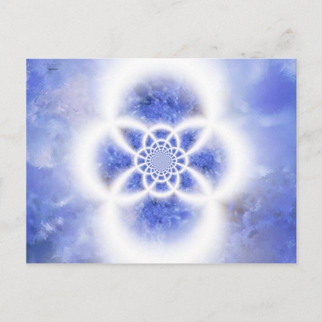 Cooler Frost Postkarte (Vorderseite)