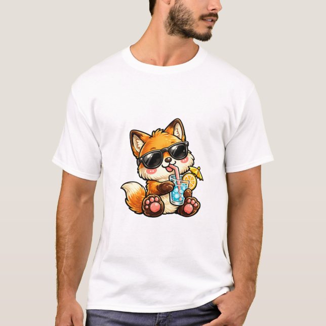 Cooler Fuchs-Trunk T-Shirt (Vorderseite)