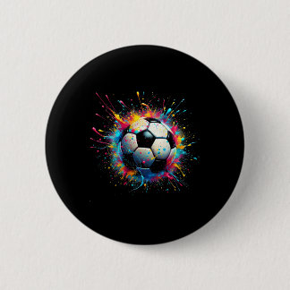 Cooler Fußballspieler Sport Für Jungen Männer Mädc Button
