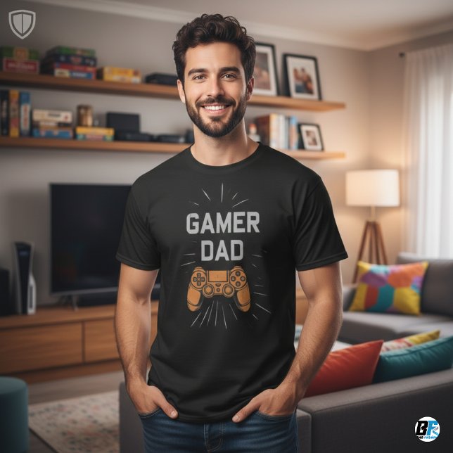 Cooler "GAMER"-VATER | Vatertag T - Shirt (Von Creator hochgeladen)
