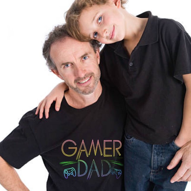 Cooler "GAMER"-VATER | Vatertag T - Shirt (Von Creator hochgeladen)