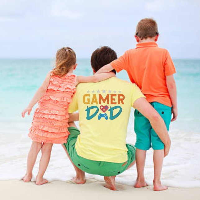 Cooler "GAMER"-VATER | Vatertag T - Shirt (Von Creator hochgeladen)