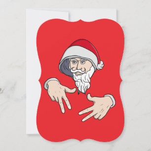 Cooler Gangsta Hip Hop Hand Rap Weihnachtsmann