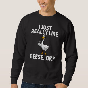 Cooler Gans Für Männer Frauen Kanadagänse Vogeljäg Sweatshirt