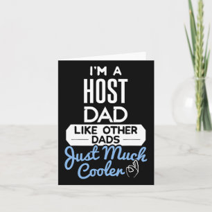 Cooler Gastgeber-Vater Vatertagsgeschenk Karte