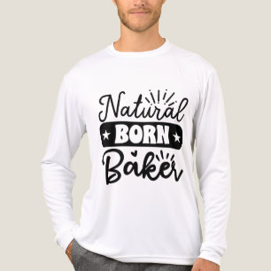 Cooler gebürtiger Bäcker Tri-Blend Shirt