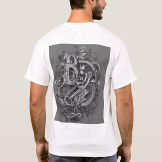 cooler geometrischer T - Shirt. T-Shirt