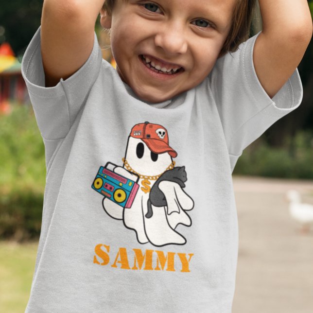 Cooler Ghost DJ personalisiert T-Shirt (Von Creator hochgeladen)