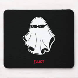 Cooler Ghost mit schwarzer Sonnenbrille iPad Smart Mousepad