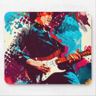 cooler Gitarrist Mousepad