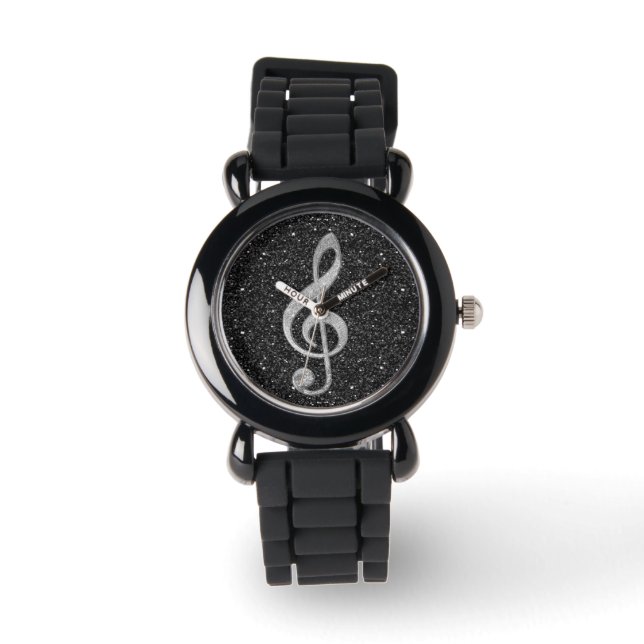 Cooler Glitzer-Glanz-Effekt Armbanduhr (Vorderseite)