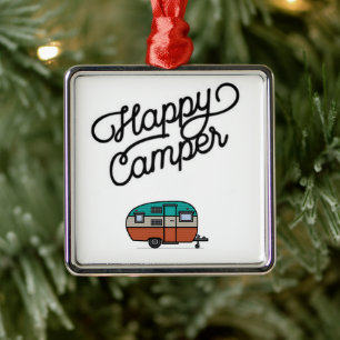 ***COOLER GLÜCKSCAMPER*** FUN JEDERZEIT ORNAMENT AUS METALL