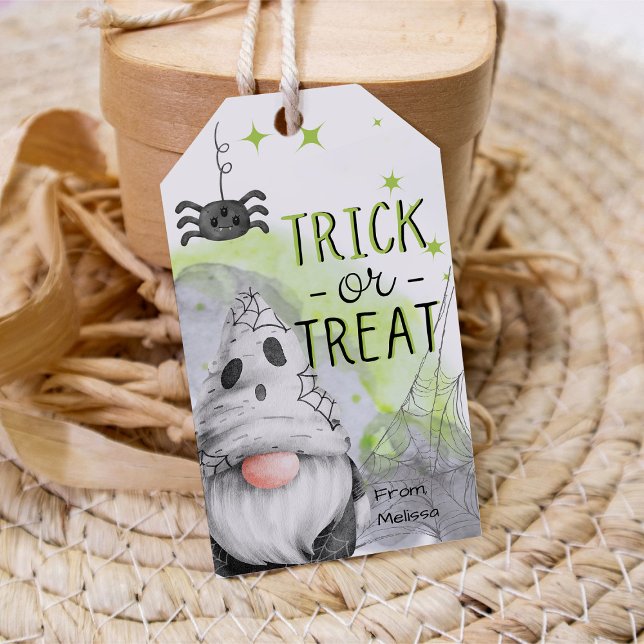 Cooler Gnome-halloween-Trick oder Gandtat Geschenkanhänger (Von Creator hochgeladen)