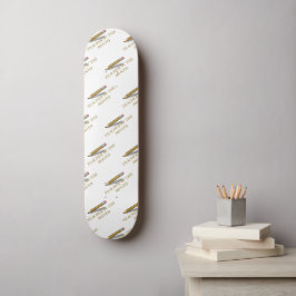 Cooler Goldlehrer der monatlichen Lehrerbewertung Skateboard