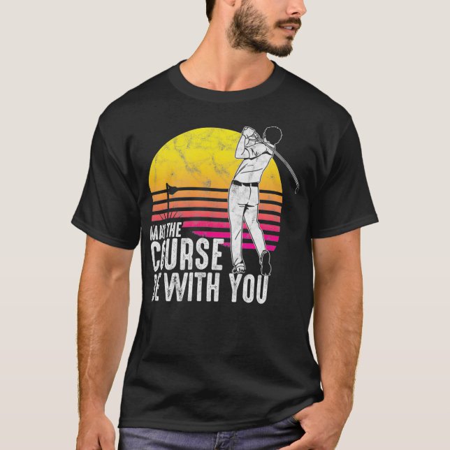 Cooler Golfer kann der Golfplatz bei Ihnen sein T-Shirt (Vorderseite)