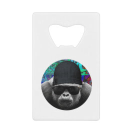 Cooler Gorilla Kreditkartenöffner Geldbeutel Flaschenöffner