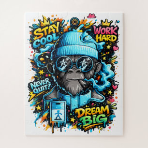 Cooler Graffiti-Gorilla Street Art Motivation