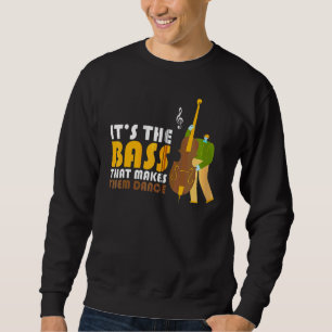 Cooler Grafik-Jazz-Upright-Bass-Player 1 Sweatshirt