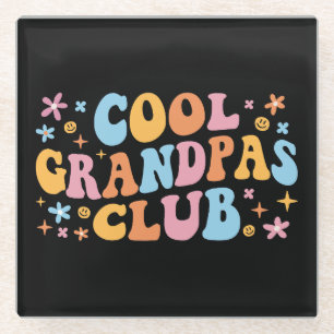 Cooler Grandpas-Club III Glasuntersetzer