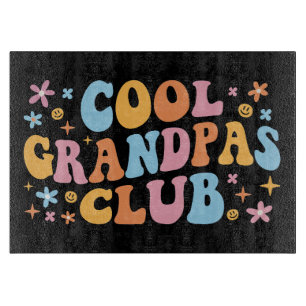 Cooler Grandpas-Club III Schneidebrett