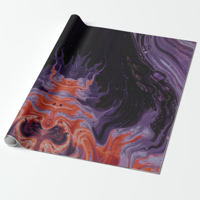Cooler Granit-Ölteppich Geschenkpapier (Ungerollt)