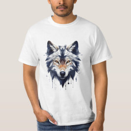 Cooler Grauwolf T-Shirt