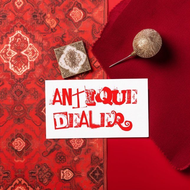 Cooler Grunge Antiquitätenhändler Visitenkarte (Von Creator hochgeladen)