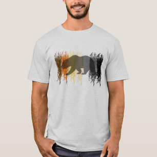 Cooler Grunge Bear Shadow Gay Bear Prix T-Shirt