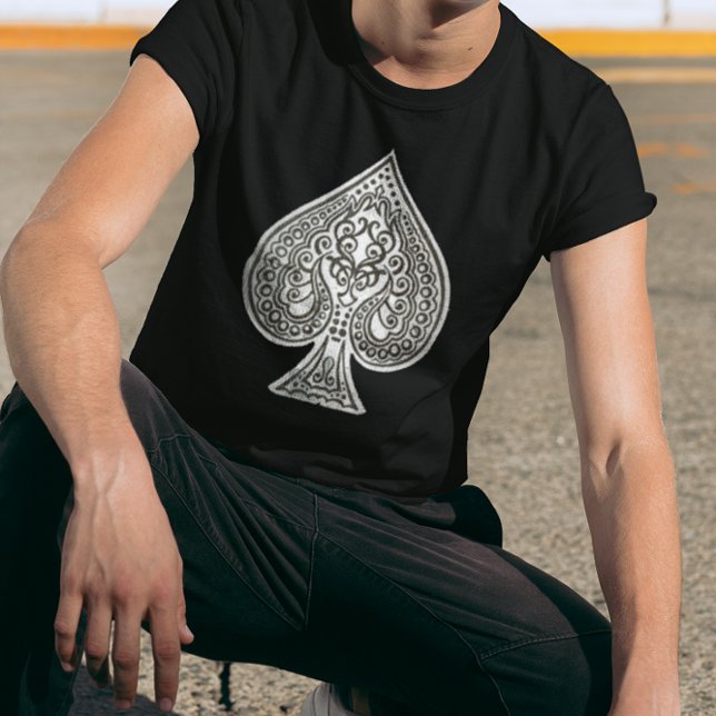 Cooler Grunge Retro Kunstvoll wandern im Poker T-Shirt (Von Creator hochgeladen)