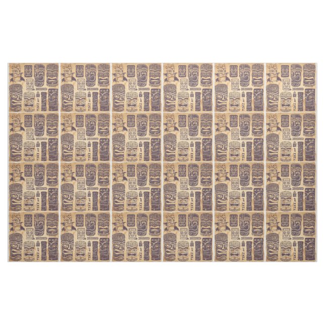 Cooler Grunge Vintages Tiki Set Stoff (Yard (91,4 cm))