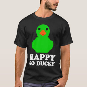 Cooler Gummi-Enten-Liebhaber Glückliche Ente Quake T-Shirt