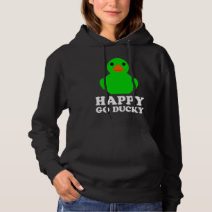 Cooler Gummi-Enten-Liebhaber Lucky Ducky Quack Süß Hoodie