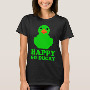 Cooler Gummi-Enten-Liebhaber Lucky Ducky Quack Süß T-Shirt